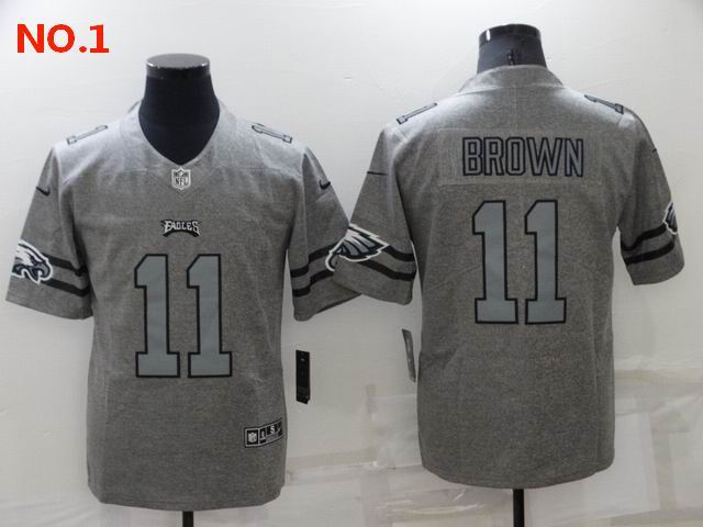 Men's Philadelphia Eagles #11 AJ Brown Jerseys-8